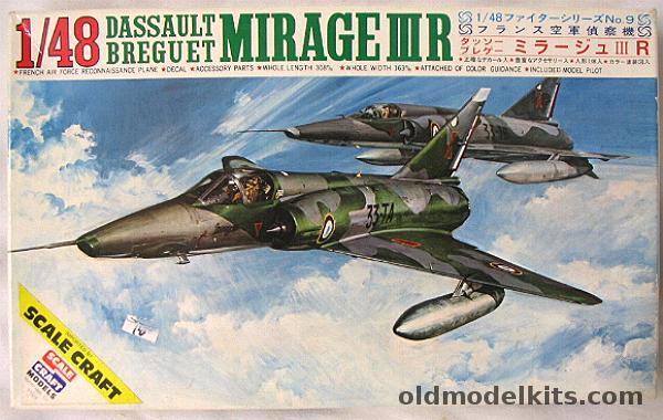 Fujimi 1/48 Mirage IIIR French or Swiss Air Forces, 5A-9 plastic model kit